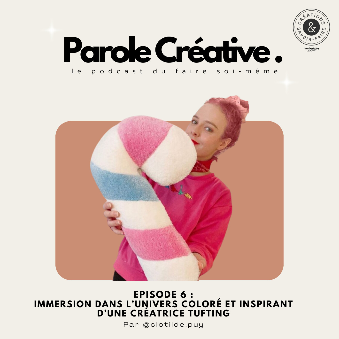 (REDIFF) Immersion dans l’univers coloré et inspirant d’une créatrice Tufting par @clotilde.puy