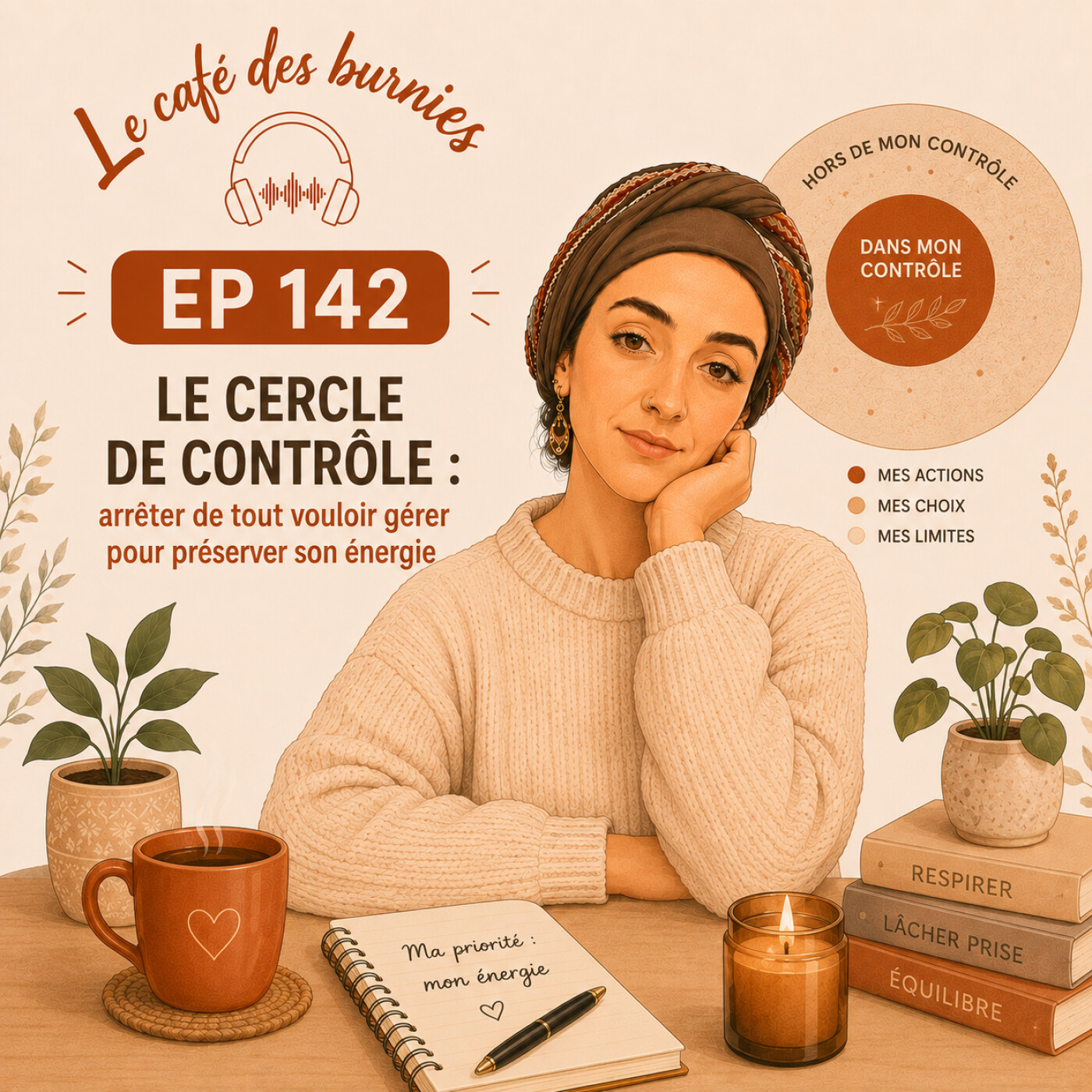 EP 142 LE CERCLE DE CONTRÔLE :  arrêter de tout vouloir gérer pour préserver son énergie
