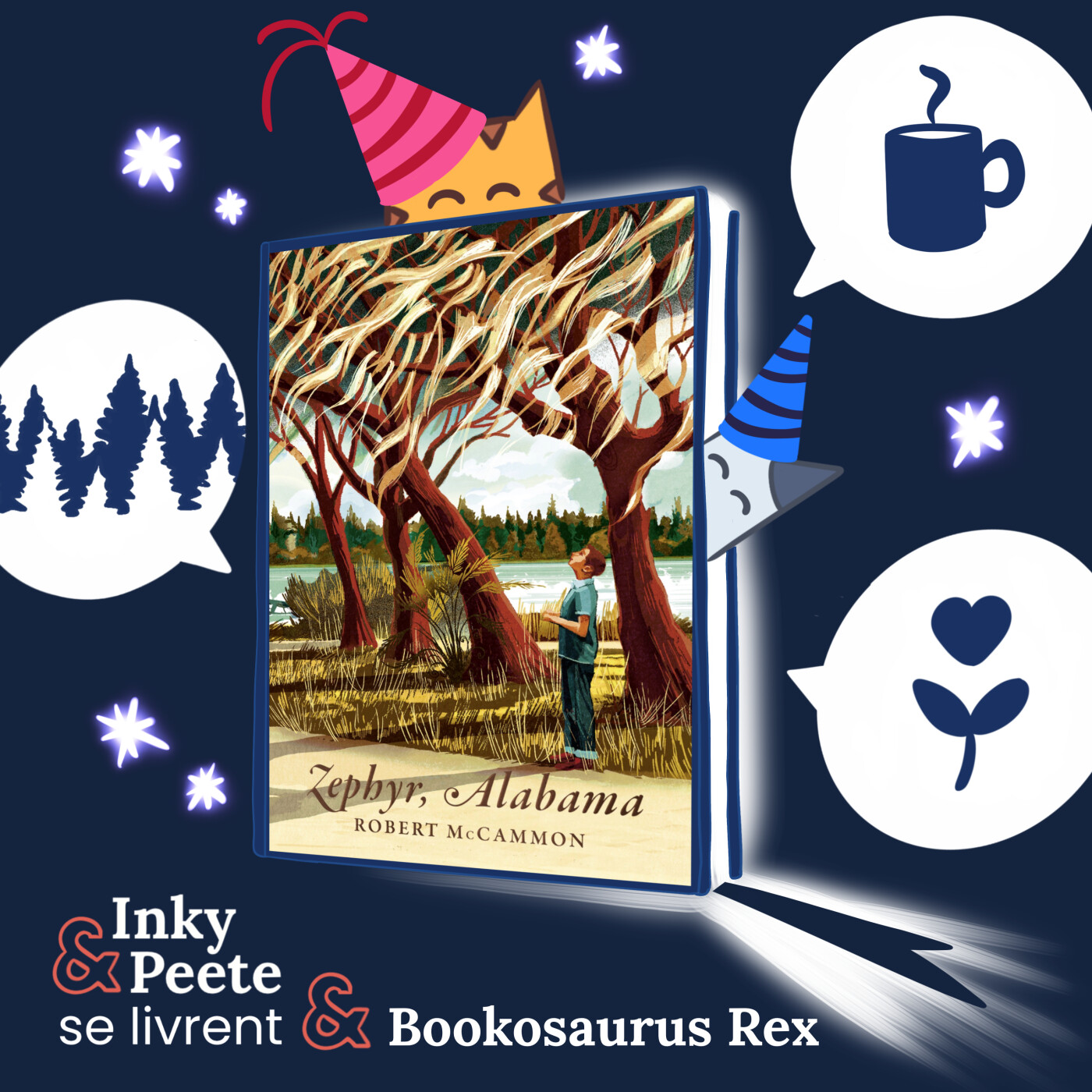 Inky et Peete se livrent - le podcast lecture qui donne voix aux premiers mots d’un livre