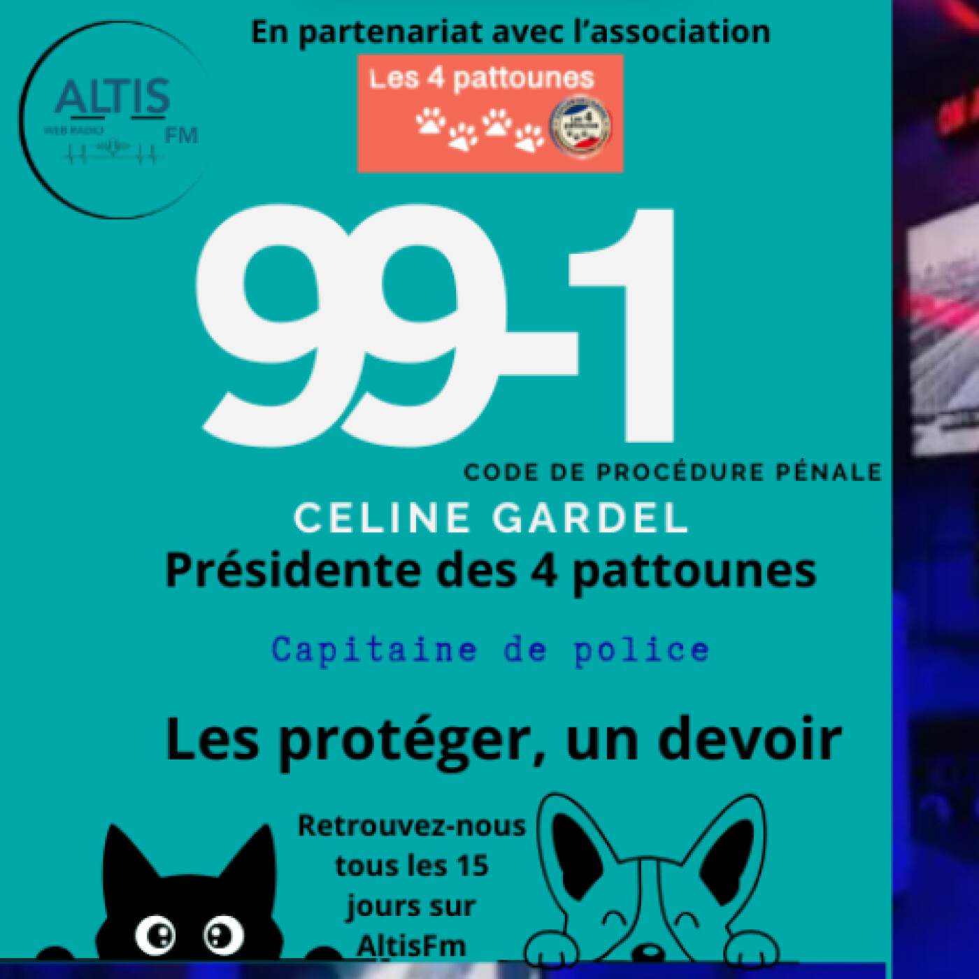 ALTIS FM - 99.1 - LA CAUSE ANIMALIERE - LES 4 PATTOUNES episode artwork
