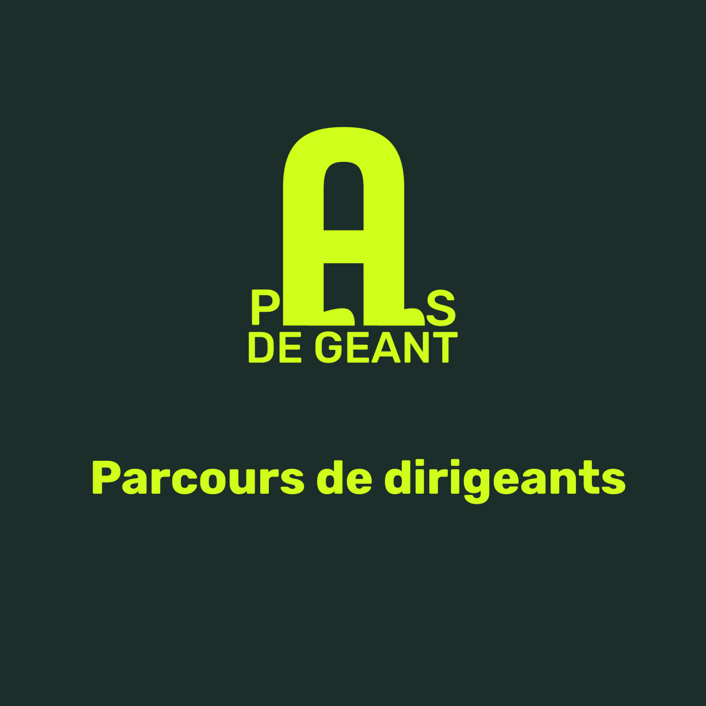 Illustration du podcast Pas de Géant - Parcours de dirigeants et trajectoires d'entrepreneurs