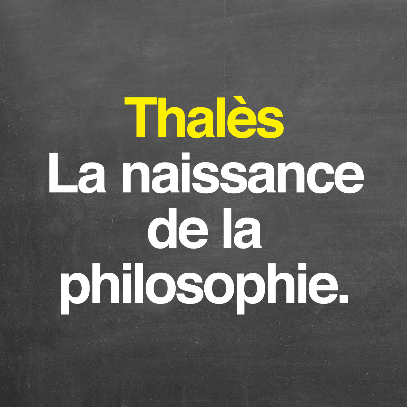 Parole de philosophe