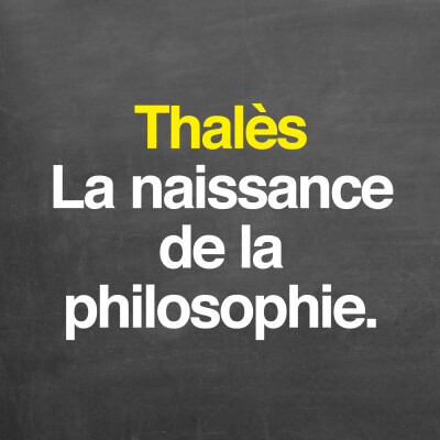 Thalès : la naissance de la philosophie cover