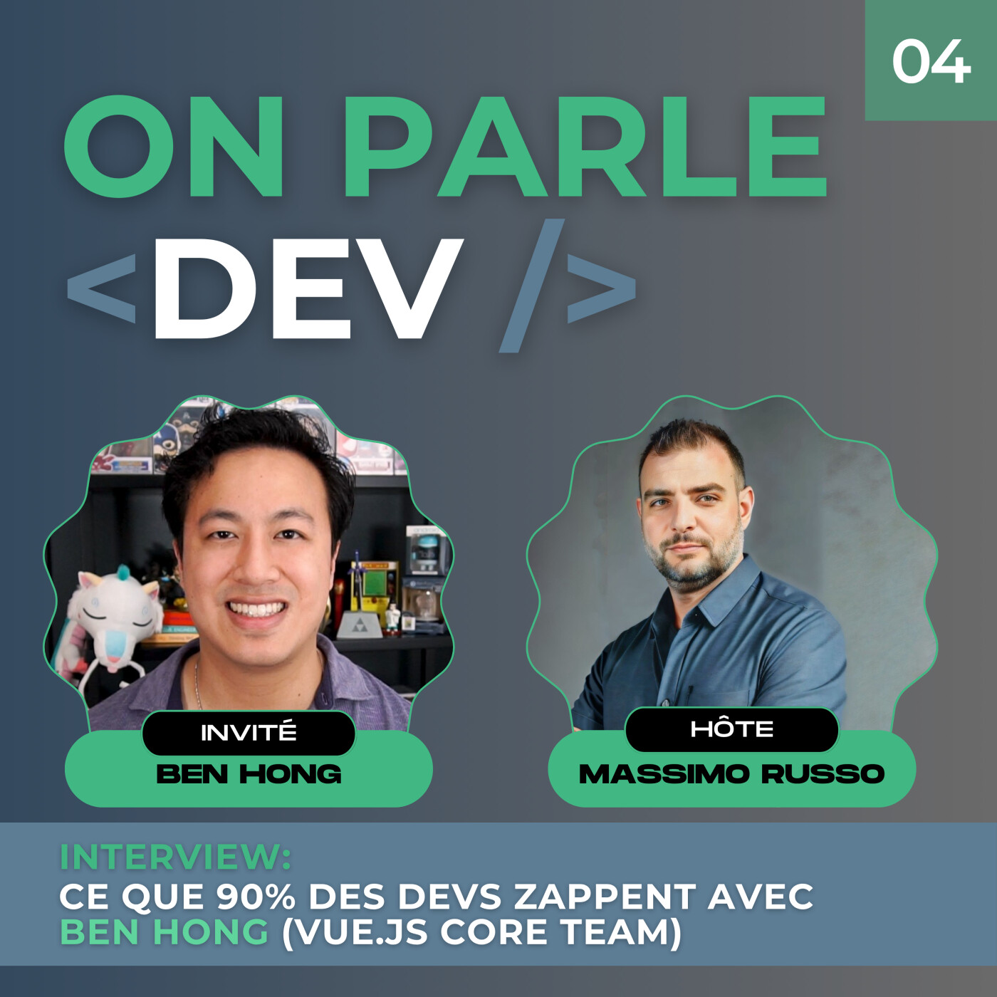 4 - Ce que 90 % des devs zappent – Interview de Ben Hong (Vue.js Core Team) episode artwork