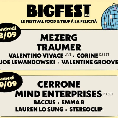 LE FESTIVAL FOOD ET MUSIC BIG FEST CE WEEK-END À PARIS AVEC UN LINE-UP AUX PETITS OIGNONS cover