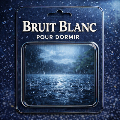 1 H Bruit blanc pour DORMIR | PLUIE pour retrouver le Sommeil cover