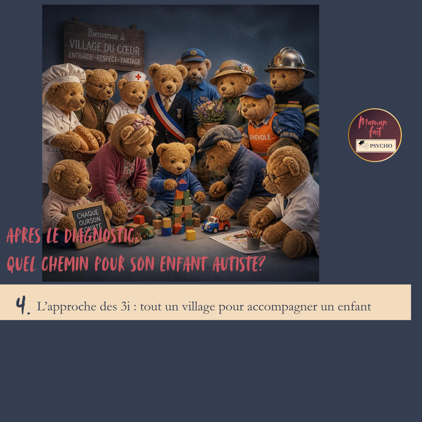 AUTISME - L'approche des 3i : tout un village pour accompagner les enfants autistes 4/8 episode artwork