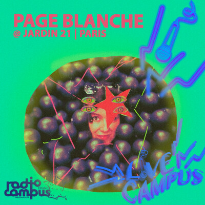 PAGE BLANCHE live @ Jardin 21 cover