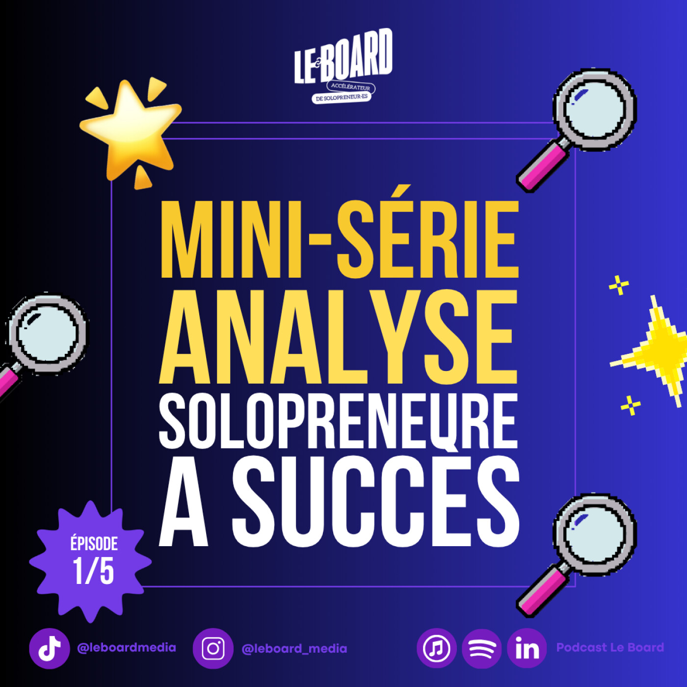 LE BOARD - podcast freelance & solopreneur : génère des revenus réguliers et augmente ta liberté d\'indépendant (par Flavie Prévot)