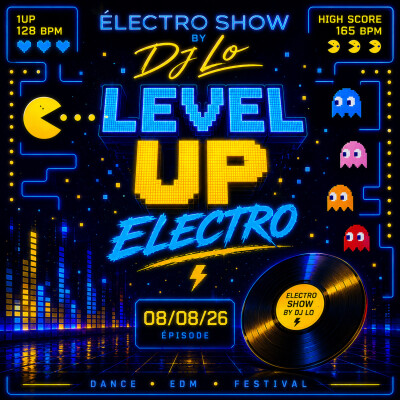 electro show by dj lo level up electro 8/08/26 cover