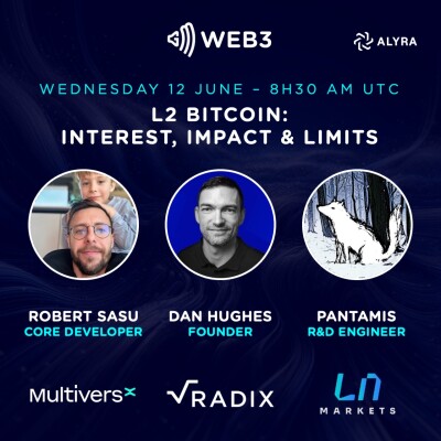 GM Web3 Eng #21 -  Web3 News, L2 Bitcoin with Robert Sasu, Dan Hughes & Pantamis, Interview of Pepiamin Pincu cover