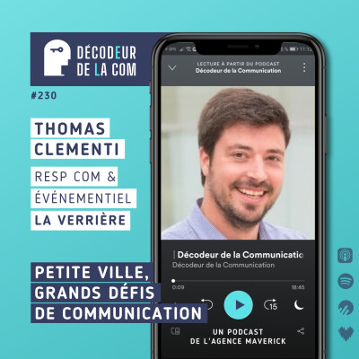 Petite ville, grands défis de communication | Thomas Clementi, resp com et événementiel, La Verrière | Ep 230 cover