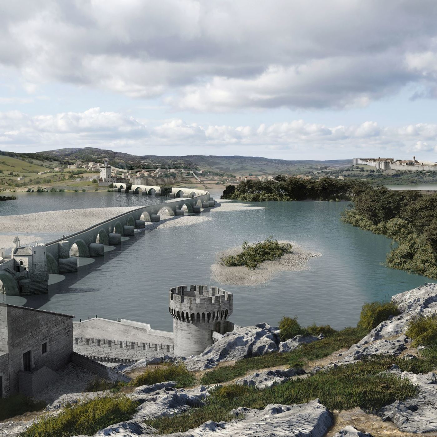 La surprenante histoire du Pont d'Avignon (entre reportages et moments de vie)