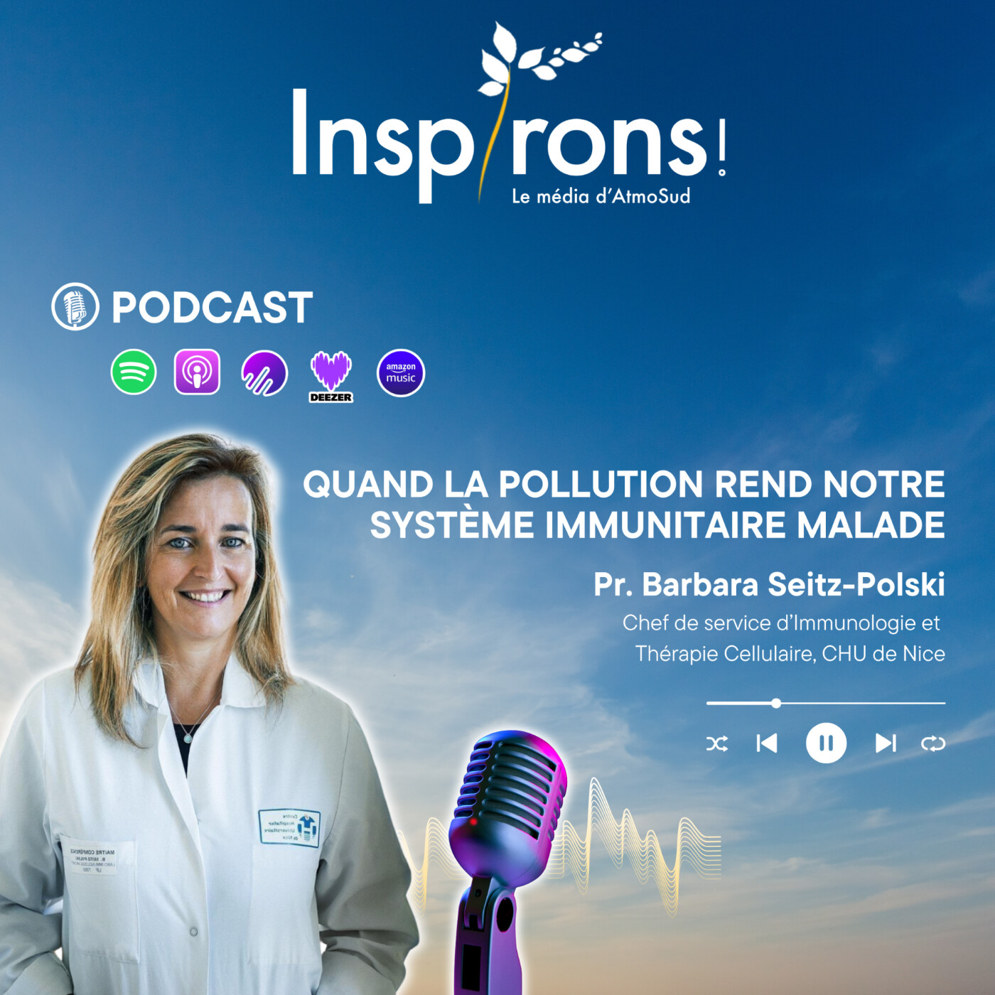 Inspirons ! le podcast Air-Climat-Energie d\'AtmoSud au service du Vivant