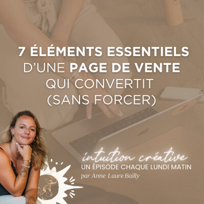 127 - Les 7 éléments essentiels d’une page de vente qui convertit (sans forcer) cover