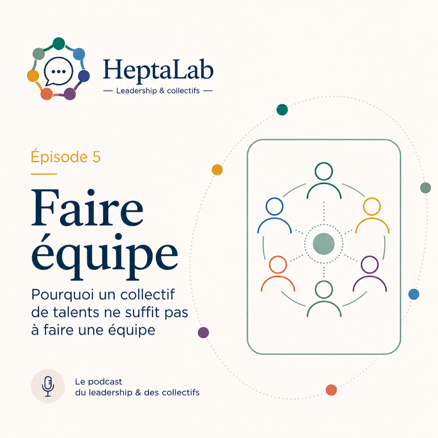 Episode 5 - Faire équipe : Pourquoi un collectif de talents ne suffit pas à faire une équipe - 10 septembre 2026 episode artwork