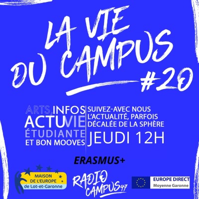 La Vie du Campus #20 - ERASMUS+ cover