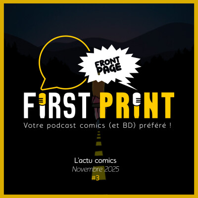 Front Page : l'actualité comics de novembre 2025 #3 (sur 3) ! cover