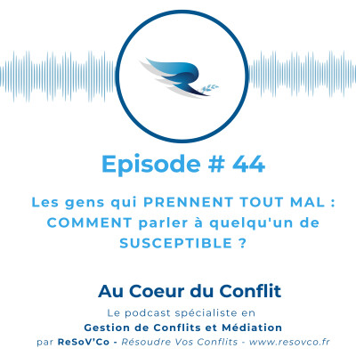 44. Les gens qui PRENNENT TOUT MAL : COMMENT parler à quelqu'un de SUSCEPTIBLE ? cover