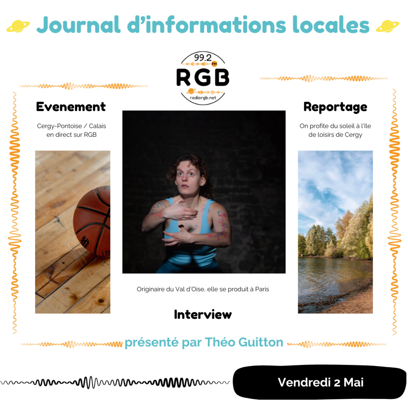 Le journal d\'informations locales - Radio RGB Cergy-Pontoise