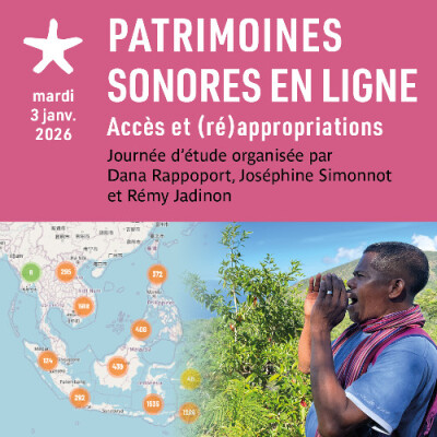 Les rendez-vous du salon de lecture -Journée d'étude "Patrimoines Sonores en ligne - accès et (re)appropriations" cover