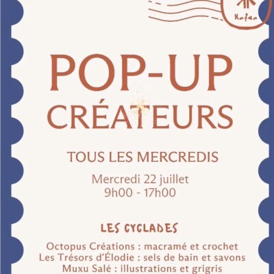 Elodie nous fait partager sa pop up a biarritz avec d'autres créateurs cover