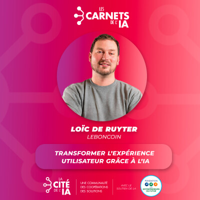 #86 Loïc de Ruyter - Leboncoin - Transformer l'expérience utilisateur grâce à l'IA cover