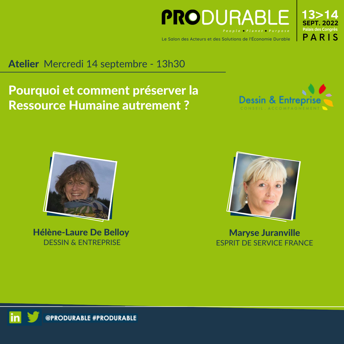 RH, Santé & Innovation Sociale - PRODURABLE 2022