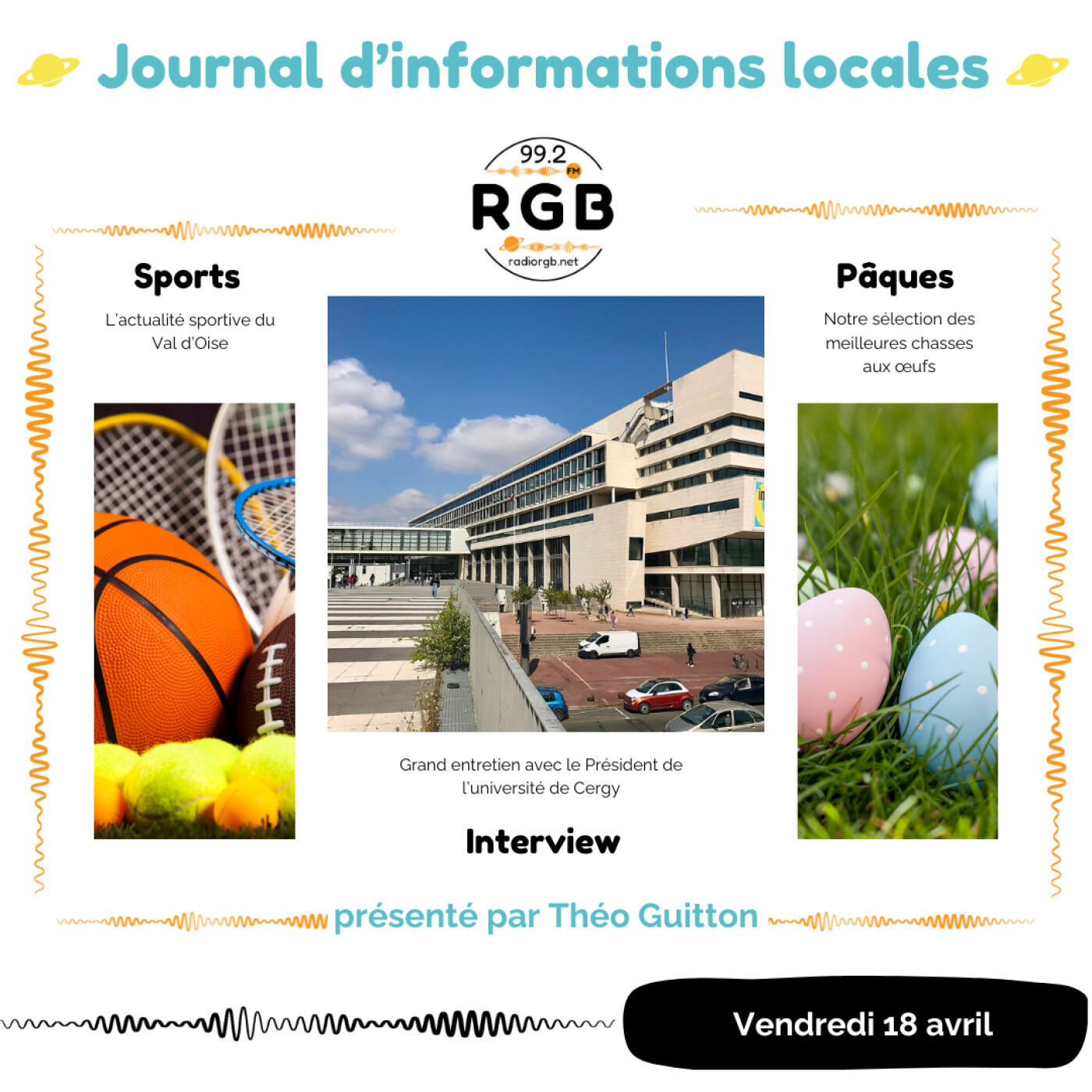 Le journal d\'informations locales - Radio RGB Cergy-Pontoise