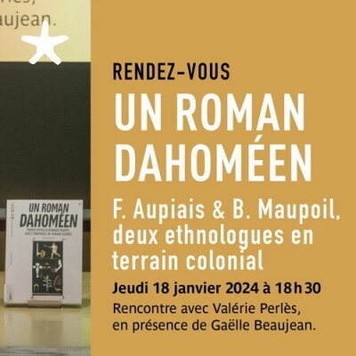 Les rendez-vous du salon de lecture - "Un roman Dahoméen" avec Valérie Perlès et Gaëlle Beaujan cover