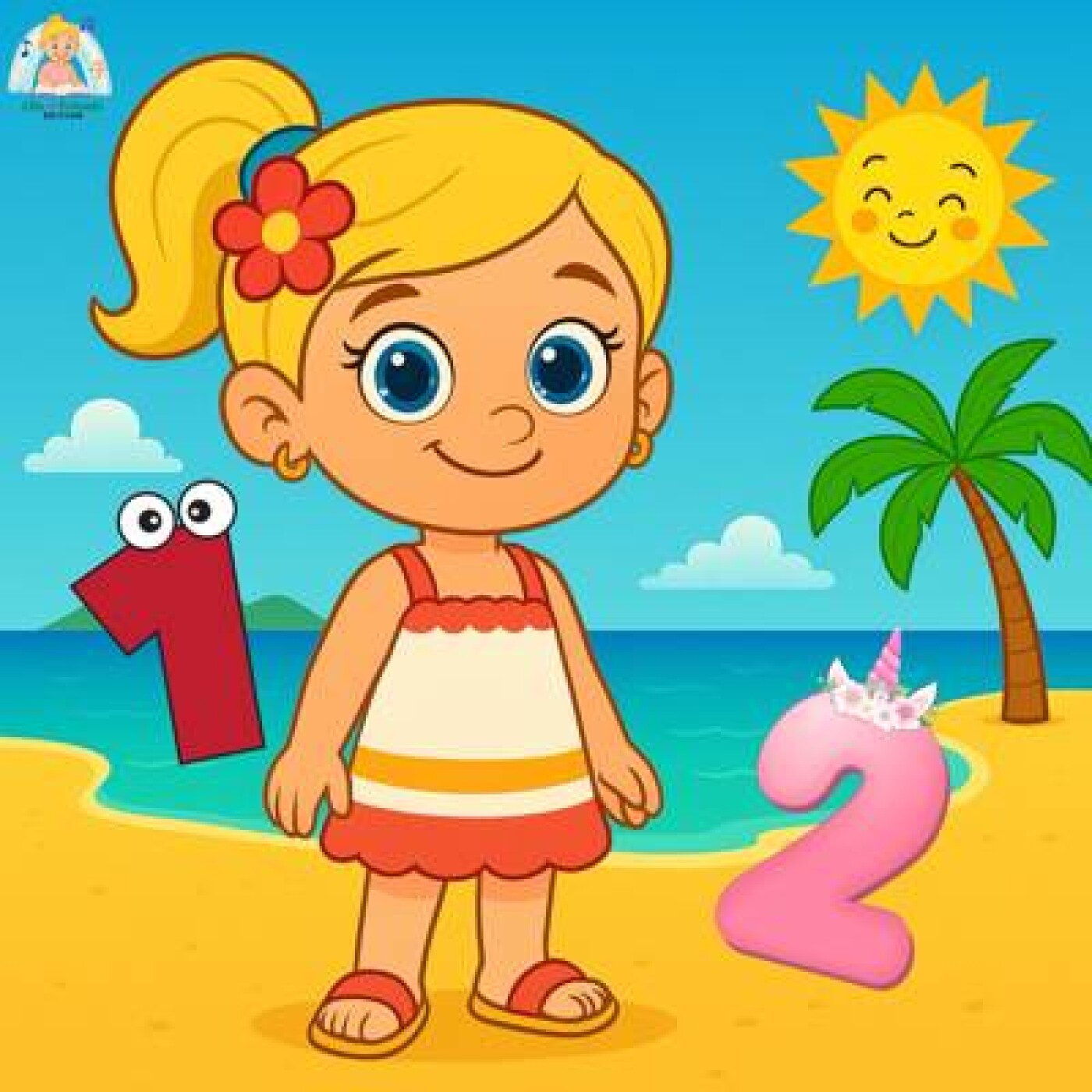 Apprendre les chiffres : Lila et les chiffres magiques au bord de la mer, histoire et chansons pour enfants episode artwork
