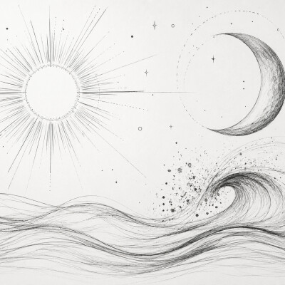 Livre audio : Le soleil, la lune et l'eau cover