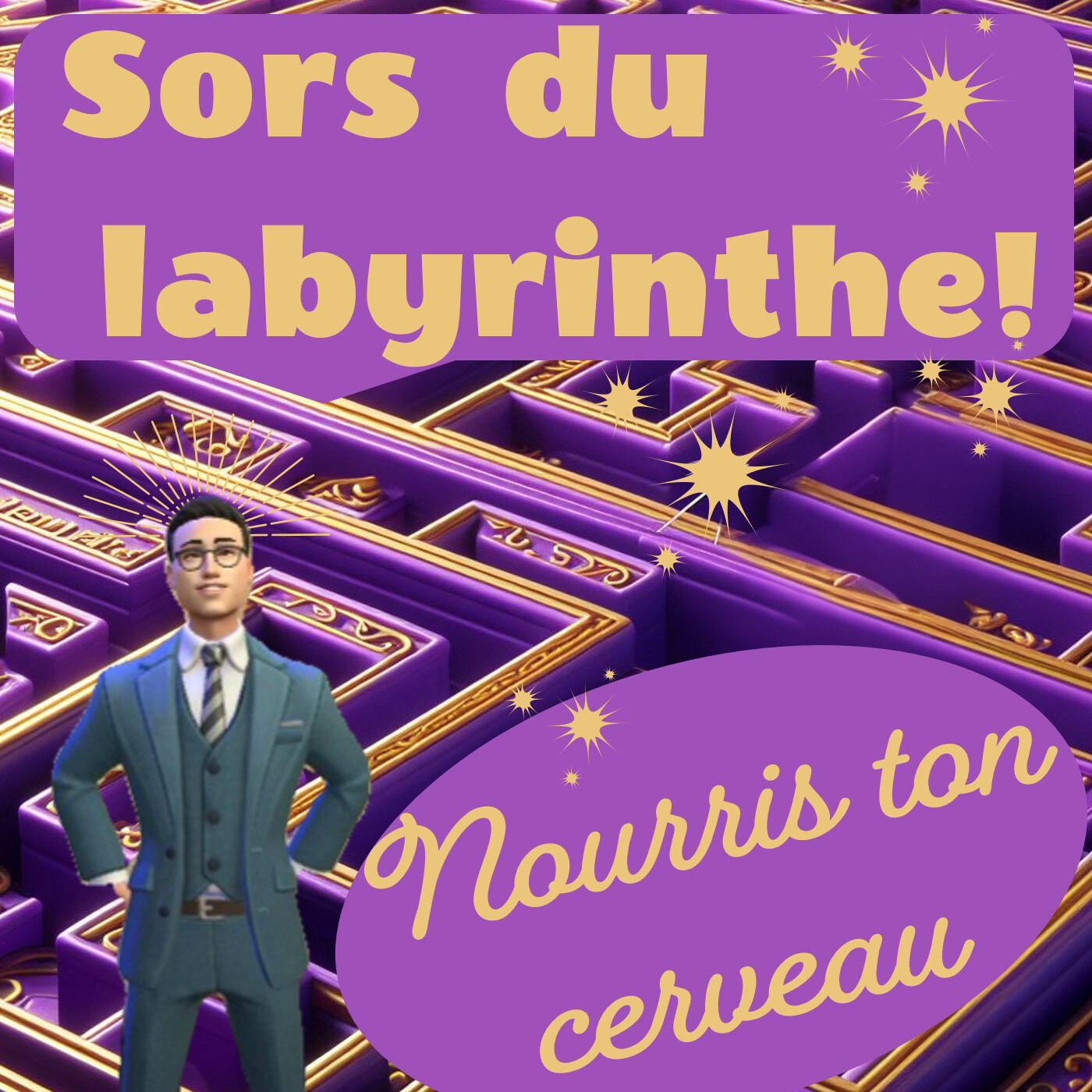 Sors du labyrinthe podcast artwork
