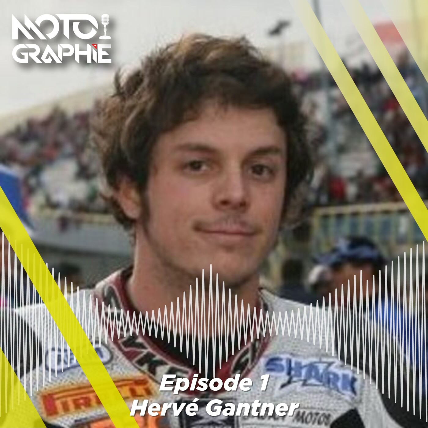 Ep. 1A - Hervé Gantner, Road Racer, ancien pilote d'endurance et consultant TV MotoGP (Partie 1) — Motographie - Biographie d'un motard cover