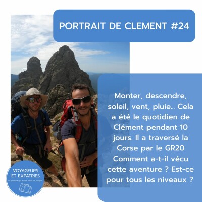 Portrait #24 -Dix jours sur le GR20 en Corse avec Clément cover