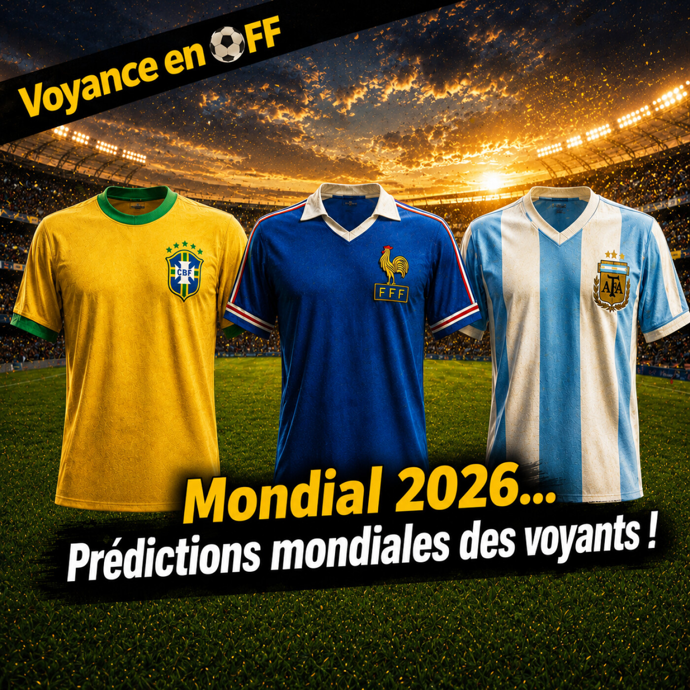 Coupe du Monde 2026 : Prédictions d'un florilège de Voyants internationaux - Nouvel épisode du 03/06 15:28 episode artwork