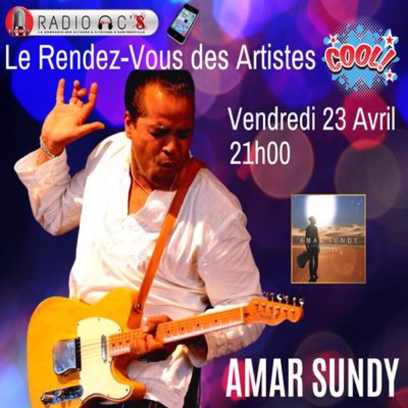 "Le Rendez-Vous des Artistes" Du 23/04/21. Guest : Amar Sundy episode artwork
