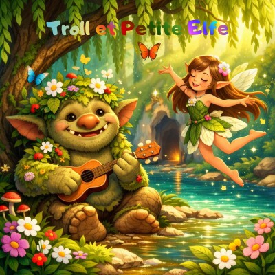 Troll et Petite Elfe, histoire calme et contemplative cover
