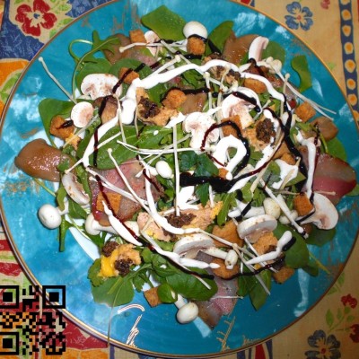 Episode - 07 - Salade de jeunes pousses vertes, guanciale, foie gras et truffe. cover