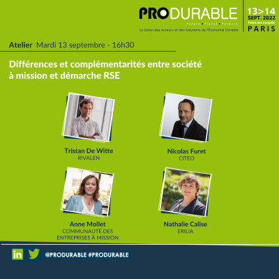 Différences et complémentarités entre société à mission et démarche RSE cover