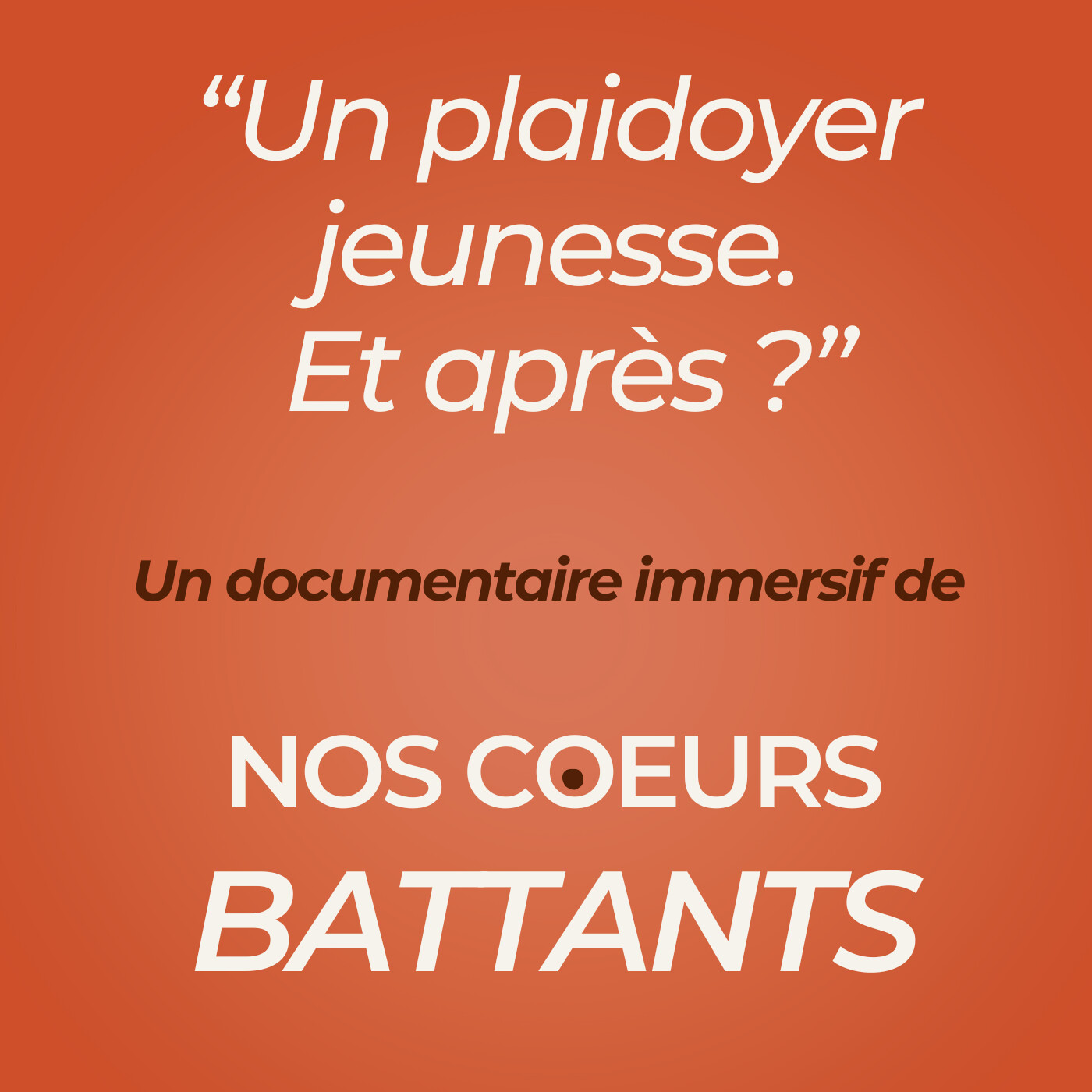 Un plaidoyer jeunesse. Et après ?