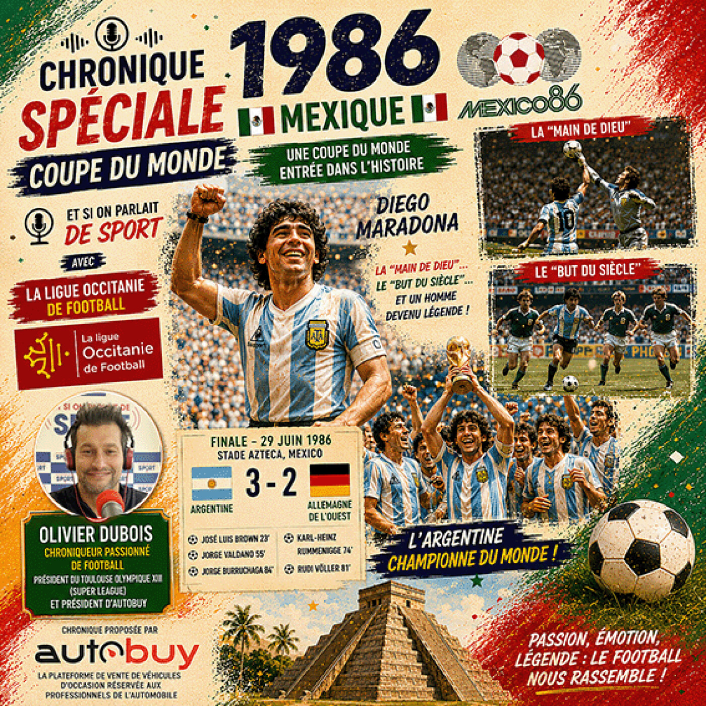 Chronique spéciale Coupe du Monde de Football N°13 - 1986 - Mexique episode artwork