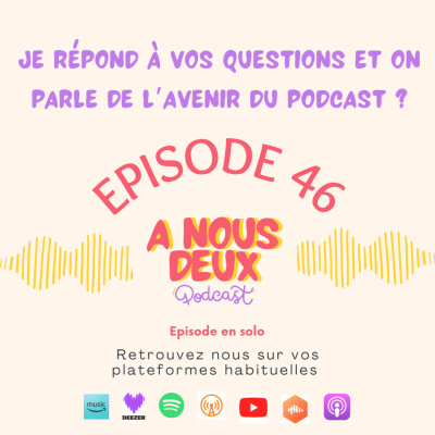 Episode 46 - Je répond à vos questions et on parle de l'avenir du podcast ? (Pause estivale, saison 3 & surprise à venir...) cover