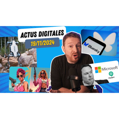 Bluesky attire, Musk attaque Microsoft, l'IA menace les jeux, robot-chien révolutionnaire ! cover