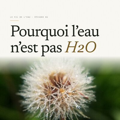 Pourquoi l’eau n’est pas H₂O cover