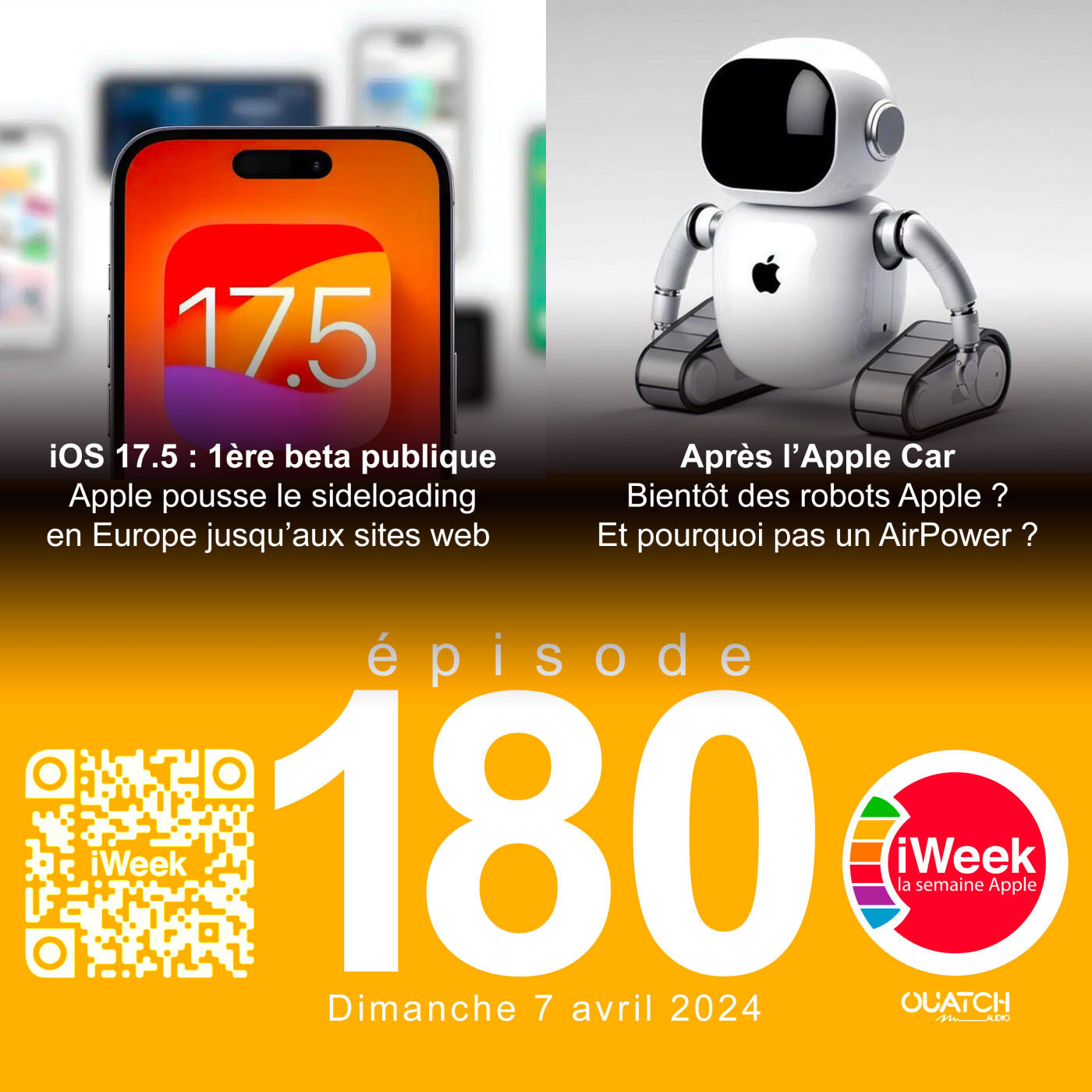 cover of episode iOS 17.5 : Apple étend le side loading en Europe aux sites web