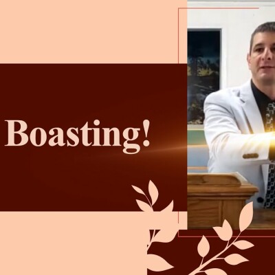 Life sermon on vain glory: How dare we boast? Galatians 5:26 cover