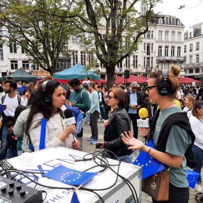 Journée Européen 9 May 2024 -Sara avec Anouck  citoyenne Américaine cover