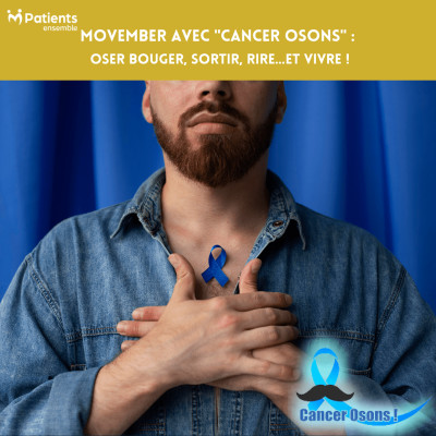 PODCAST 141 - MOVEMBER avec "Cancer Osons" : oser bouger, sortir, rire...et vivre ! cover