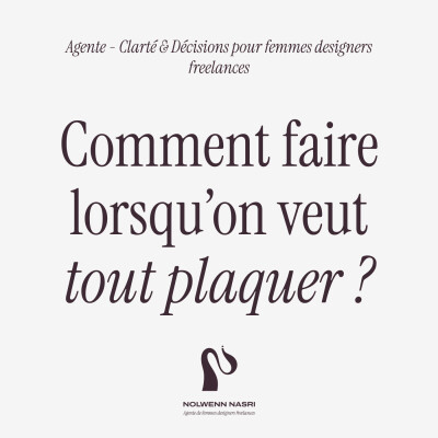 Comment faire lorsqu’on veut tout plaquer ? cover